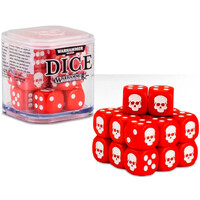 Dice Cube Red - 20 stk 20 terninger til Warhammer 40K/Sigmar